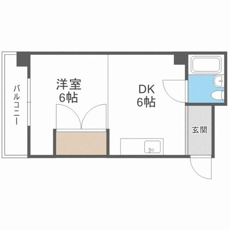 コーポ幌北の物件間取画像